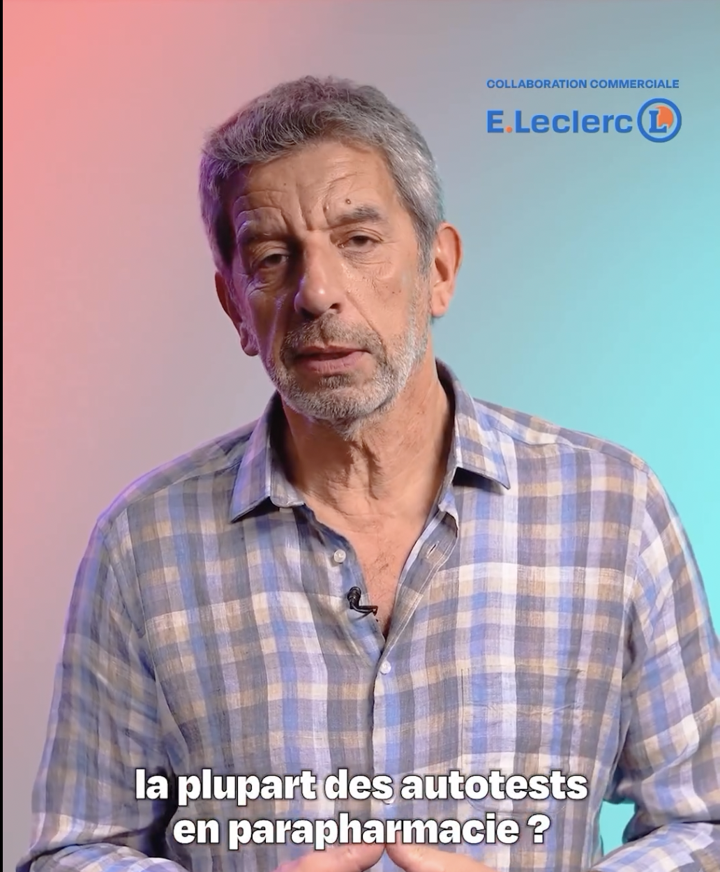 Michel Cymes engagé par E.Leclerc pour promouvoir la vente d’autotests en grande distribution