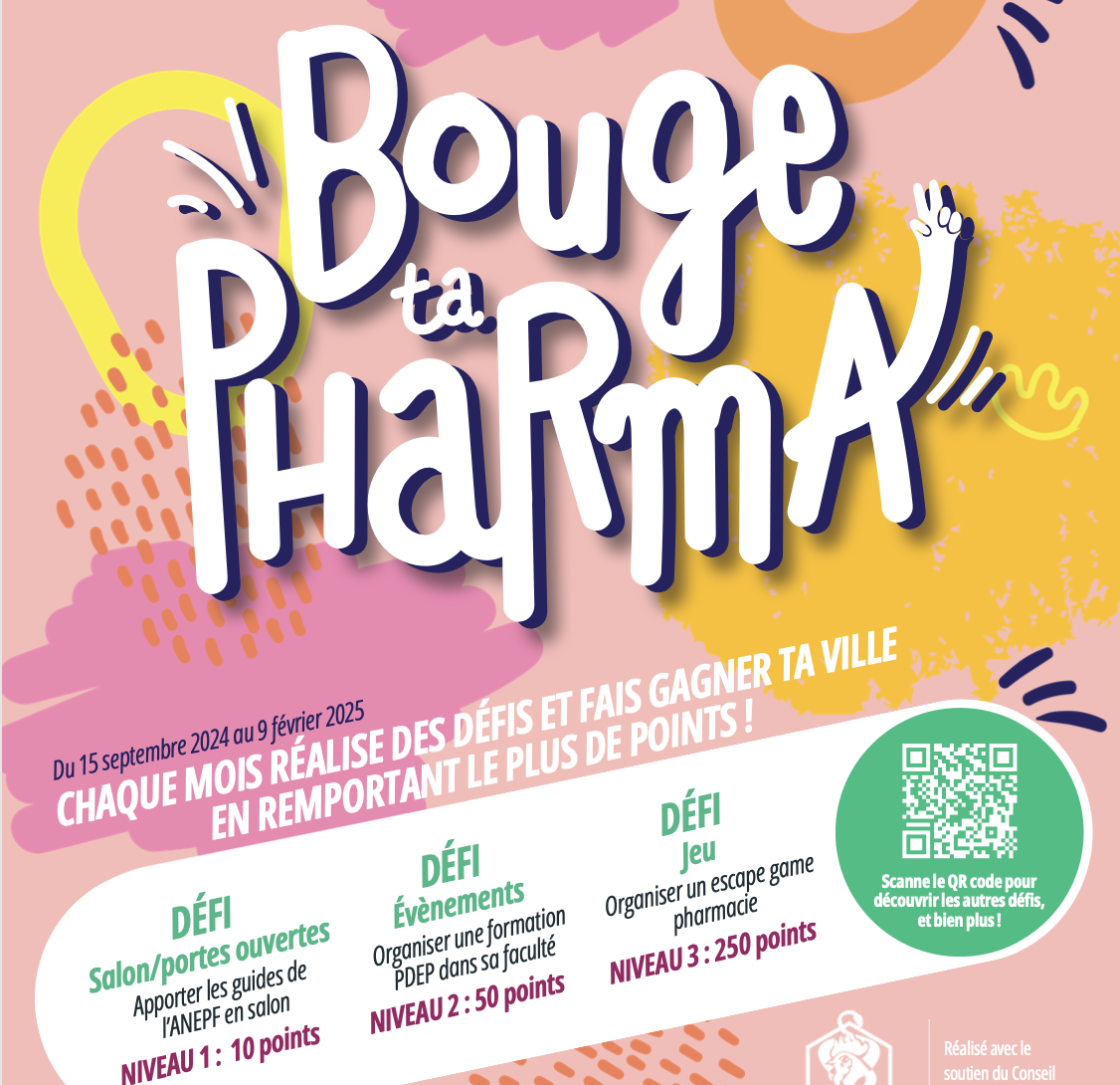 L’ANEPF mobilise la profession autour du défi « Bouge Ta Pharma »
